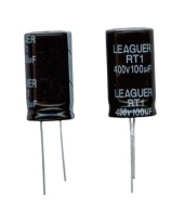 100uF 400V 100 µF 400 V LEAGUER (2 KS) ELEKTROLYTICKÝ KONDENZÁTOR