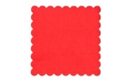 PODÁVANÉ obrúsky 15x15cm ČERVENÉ (200) REDPLAST