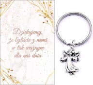 ĎAKUJEME HOSTOM DARČEK SVADOBNÝ ANJEL KĽÚČOVKA SPOMIENKY
