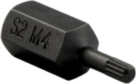 BIT 10mm SPLINE END M4 x 30mm EXCLUSIVE
