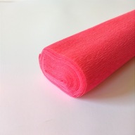 Krepový papier pokrčený taliansky hodvábny papier 180g (50cmx2,5m) BRIGHT PINK 551
