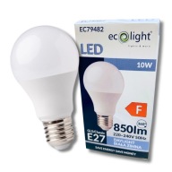 LED ŽIAROVKA E27 10W 6500K STUDENÁ FARBA 850lm Klas.