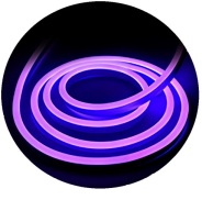 NEON Mono 12V LED pásik na meter 5/12mm FIALOVÝ