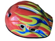 PRILBA NA DIEVČATÚ CYKLISTICKÚ HLAVU ROLLER HEAD, ČERVENÁ