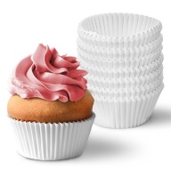 Biele košíčky na muffiny na pečenie x200