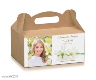 Remeselné krabičky na tortu s fotkou dieťaťa + personalizácia