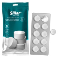 Univerzálne odmasťovacie tablety do kávovarov - Sillar 10 x 2g