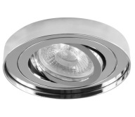 Halogénové svietidlo, zápustná LED trubica, GU10 CHROME