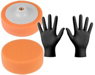 LEŠTIACA PODLOŽKA NA HUBKU 150mm / 15cm NA NIT M14, ORANŽOVÁ NA PASTA A MLIEKA