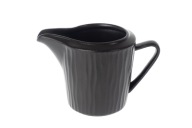 Porcelánová kanvička na mlieko 280 ml, matná čierna