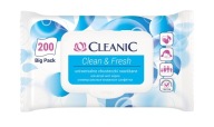 Cleanic Clean & Fresh univerzálne hydratačné obrúsky 200 ks.