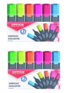 Zvýrazňovač Office Products, sada 12 kusov, mix