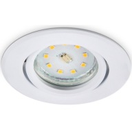 Očko Halogénový pohyblivý držiak lampy Biely KOBI