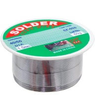 Spájkovací plech s poistkou, kolofónia, tavidlo, spojivo, rolka 1,0, 60g. 5002