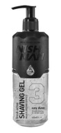 GÉL NA HOLENIE pre mužov NISH MAN Barber 3 Easy Shave ZMÄKČUJE BEARDS
