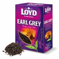 Prémiový čierny čaj Earl Grey kvalitné lístky 100g LOYD