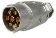 ZÁSTRČKA NA PRÍves na odťahové vozidlo 12V, hliník, 7 PIN