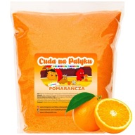Farebný cukor na cukrovú vatu do stroja s príchuťou Šmak ORANŽOVÁ 1 KG