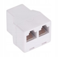 Rozdeľovač zásuviek RJ45 - 2 x zásuvka