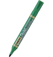 Zelený permanentný popisovač s okrúhlym hrotom N850 Pentel