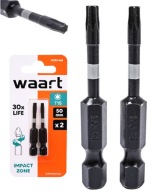 HROTY SKRUTKOVAČA T15 50 mm TORX NÁRAZOVÉ BITKY 2x