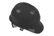 OCHRANNÁ PRILBA KONŠTRUKČNÁ PRACOVNÁ PRILBA ČIERNA HDPE 53-62 CM