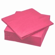 Trojvrstvové fuchsiové ružové obrúsky Narodeniny 1-99