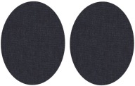 Nášivky na nohavice JEANS 13 x 10 cm BLACK JEANS