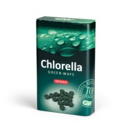 Kovová krabička na tablety Green Ways Chlorella alebo Green Barley