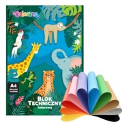 A4/10 farebný technický blok 160g Colorino