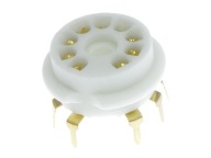 KERAMICKÁ ZÁSUVKA 9PIN PCB5 NOVAL ECC83 ECC82