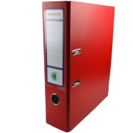 Pákový zakladač A4 PP EKOBOX 80mm ČERVENÝ široký hrubý kancelár