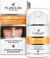 Floslek krémový bieliaci program redukuje zafarbenie škvrny pehy 50 ml
