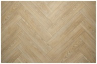 šírka 3 m PVC KOBEREC AKO PARKETA RYBIA KOST BÉŽOVÁ HNEDÁ KRÉMOVÁ NA PLSTI