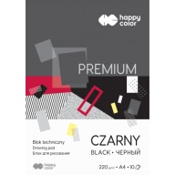 Technická podložka A4 čierna 10 listov HAPPY COLOR