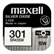 Batéria SR43SW/SR301/AG12 strieborná MAXELL