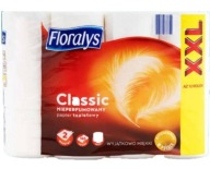 TOALETNÝ PAPIER - 12 VALCOV - 2 VRSTVY ​​- 165 PRUHOV - FLORALYS