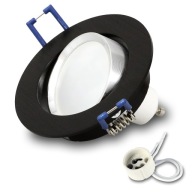 Zápustné svietidlo CAST BLACK + LED GU10 7W 4000K