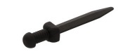 LEGO Gladiator Weapon Short Sword Black 18034