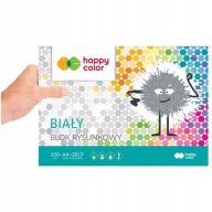 HAPPY FAREBNÉ KRESLENIE BLOK A4 BIELY PAPIER