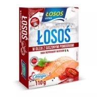 Losos v oleji so sušenými paradajkami Losos Ustka 110g