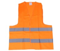 REFLEXNÁ VESTA PRE VÝSTAVBU CEST ORANŽOVÁ UNIVERZÁLNA REFLEXNÁ