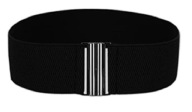 ŠIROKÝ DÁMSKY OPASOK 7 CM ČIERNY ELASTICKÝ PRE ŠATY UNIVERZÁLNE