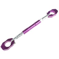 Fialová hliníková vzpera riadidiel pre 22mm riadidlá Racing Force