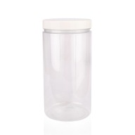 PET plastová krabička 1500ml s bielym PP uzáverom