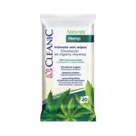 CLEANIC Naturals Konopné utierky na intímnu hygienu 20 ks