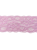 ŠTÝLOVÁ OZDOBNÁ ČIPKA 6CM, ELASTICKÁ LILA
