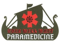 Nášivka na suchý zips VIKING EVAC M-TAC DRAKKAR LOĎ PARAMEDYK MORALE ZELENÁ