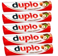 Orieškové tyčinky Ferrero Duplo Oblátky v mliečnej čokoláde 91g deti