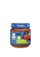 GERBER krémový dezert s jablkami a lesným ovocím 125g